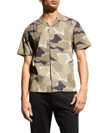 Rag and Bone Avery Shirt in Camo at Neiman Marcus