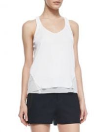 Rag and Bone Chieftain Crepe Racerback Tank at Neiman Marcus