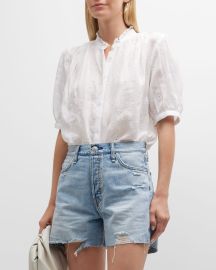 Rag and Bone Jordan Embroidered Shirt at Neiman Marcus