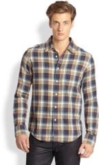 Rag and Bone Yokohama plaid shirt at Saks Fifth Avenue