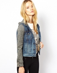 Rag and BoneJEAN  Rag and BoneJean Denim Jacket With Hood at Asos