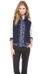 Rag andamp Bone Raquel Varsity Jacket at Shopbop