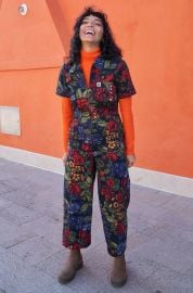 Ragan - Cotton Jumpsuit in Maria Print Lucy amp Yak at Lucy and Yak