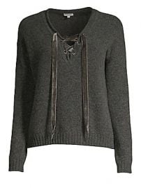 Rails - Amelia Lace-Up Sweater at Saks Fifth Avenue