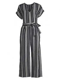 Rails - Angela Cropped Stripe Tie Jumpsuit at Saks Fifth Avenue