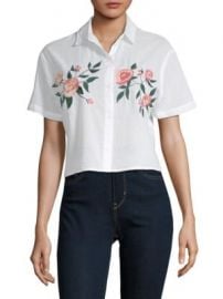 Rails - Gretta Embroidered Button-Down Shirt at Saks Off 5th