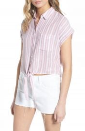 Rails Amelie Tie Front Shirt at Nordstrom