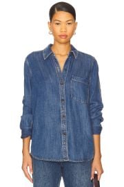 Rails Atticus Top In Antique Blue at Revolve