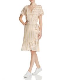 Rails Brigitte Striped Ruffle Wrap Dress Women - Bloomingdale s at Bloomingdales