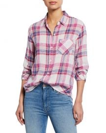 Rails Charli Plaid Button-Down Shirt at Neiman Marcus