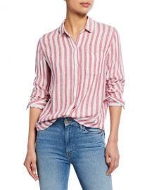 Rails Charli Striped Button-Down Shirt at Neiman Marcus