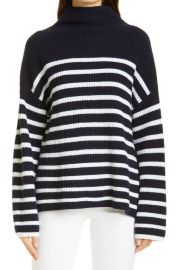 Rails Claudia Stripe Funnel Neck Sweater at Nordstrom