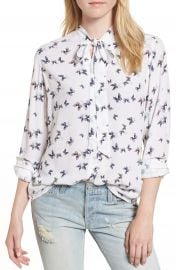 Rails Colette Print Silk Blouse at Nordstrom