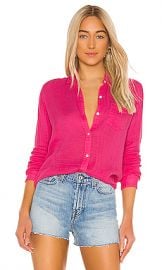 Rails Ellis Gauze Button Down in Hibiscus from Revolve com at Revolve