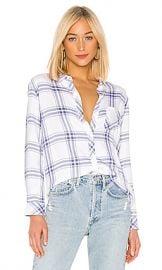 Rails Hunter Button Down in White Blush Blue from Revolve com at Revolve