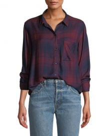 Rails Hunter Plaid Button-Front Long-Sleeve Shirt at Neiman Marcus