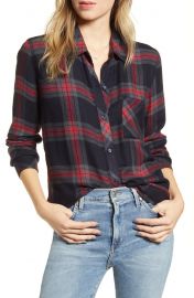 Rails Hunter Shirt in Navy Iron Currant at Nordstrom