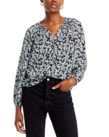 Rails Indi Relaxed Henley Blouse Bloomingdales at Bloomingdales