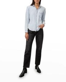 Rails Ingrid Light Acid Wash Shirt at Neiman Marcus