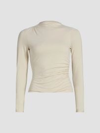 Rails Joelle Fitted Ruched Long Sleeve Top at Saks Fifth Avenue