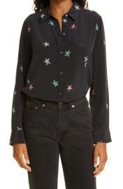 Rails Kate Star Silk Button-Up Shirt at Nordstrom