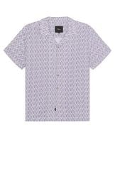 Rails Lanai Shirt In Tin Stamp Seatia White at Revolve
