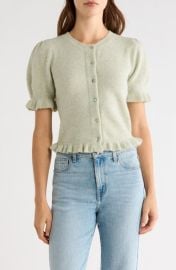 Rails Lora Short Sleeve Cardigan at Nordstrom