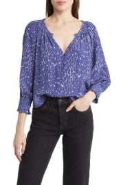 Rails Mariah Animal Spot Button-Up Blouse at Nordstrom