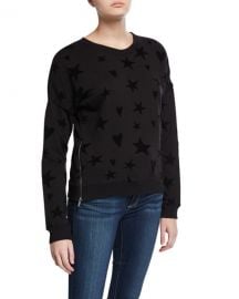 Rails Marlo Hearts Stars Side-Zip Sweater at Neiman Marcus