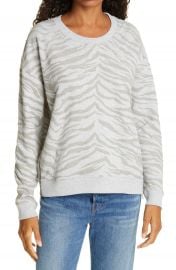 Rails Marlo Zebra Zip Sweatshirt   Nordstrom at Nordstrom