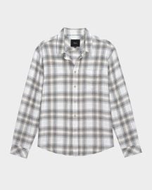 Rails Menx27s Lennox Brushed Plaid Sport Shirt at Neiman Marcus