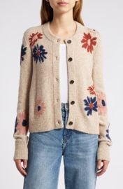 Rails Millie Floral Intarsia Cardigan at Nordstrom