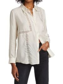 Rails Mona Lace Inset Blouse on SALE at Saks Off 5th