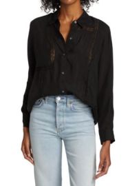 Rails Mona Lace Inset Blouse on SALE at Saks Off 5th