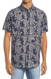 Rails Monaco Floral Short Sleeve Button-Up Shirt at Nordstrom