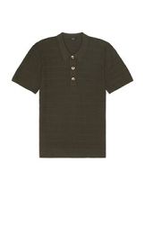 Rails Nathan Short Sleeve Polo In Ancient Olive at Revolve