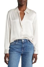 Rails Nissa Satin Button-Up Blouse at Nordstrom