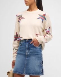 Rails Perci Intarsia-Knit Star Sweater at Neiman Marcus