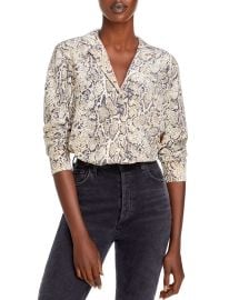 Rails Rebel Animal Print Silk Shirt    Bloomingdales at Bloomingdales