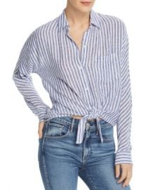 Rails Rylan Tie-Front Striped Shirt  Women - Bloomingdale s at Bloomingdales