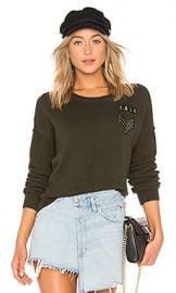 Rails Stafford Sweater in Olive from Revolve com at Revolve