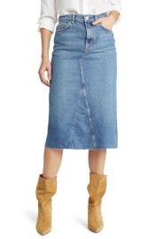 Rails The Highland Nonstretch Denim Midi Skirt at Nordstrom