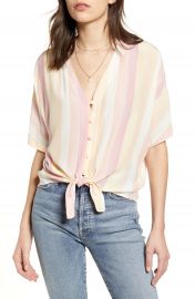 Rails Thea Tie Waist Blouse   Nordstrom at Nordstrom