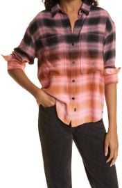 Rails Tierra Dip Dye Plaid Shirt at Nordstrom