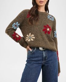 Rails Winter Floral Anise Sweater at Neiman Marcus