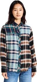 Rails Women39s Brando Button Down Heathrow Mixed Plaid XS at Womens Clothing store at Amazon