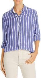 Rails Womens Sydney Metallic Striped Blouse at Amazon