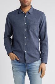 Rails Wyatt Crosshatch Cotton Button-Up Shirt at Nordstrom