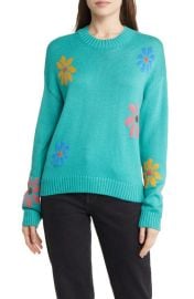 Rails Zoey Intarsia Flower Sweater at Nordstrom