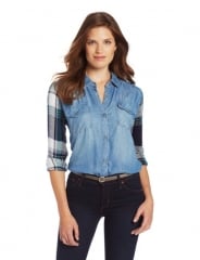 Rails denim and plaid shirt at Amazon